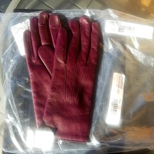 Coach leather tech gloves brand new size 7